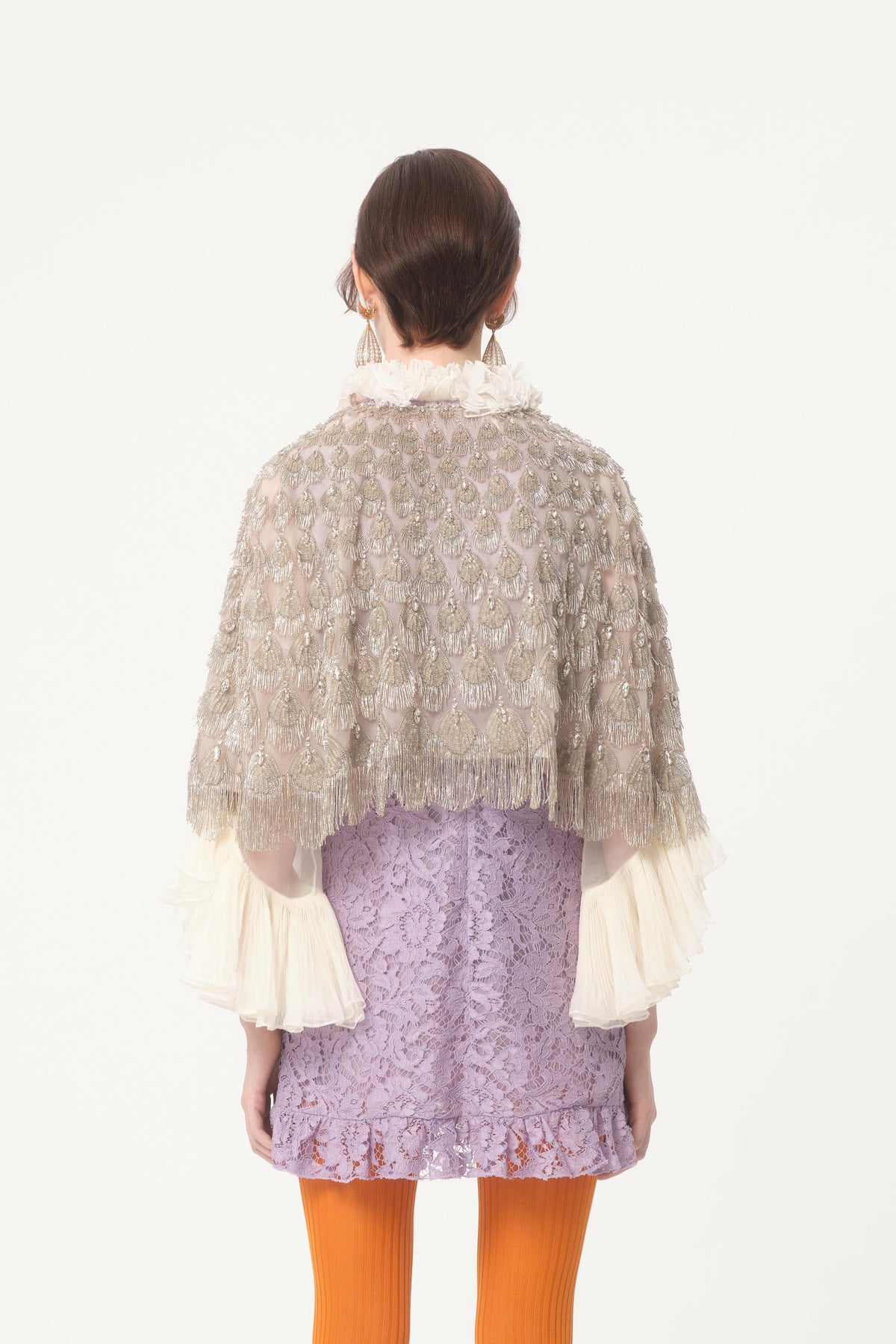 VALENTINO | EMBROIDERED CAPE - MAXFIELD LA