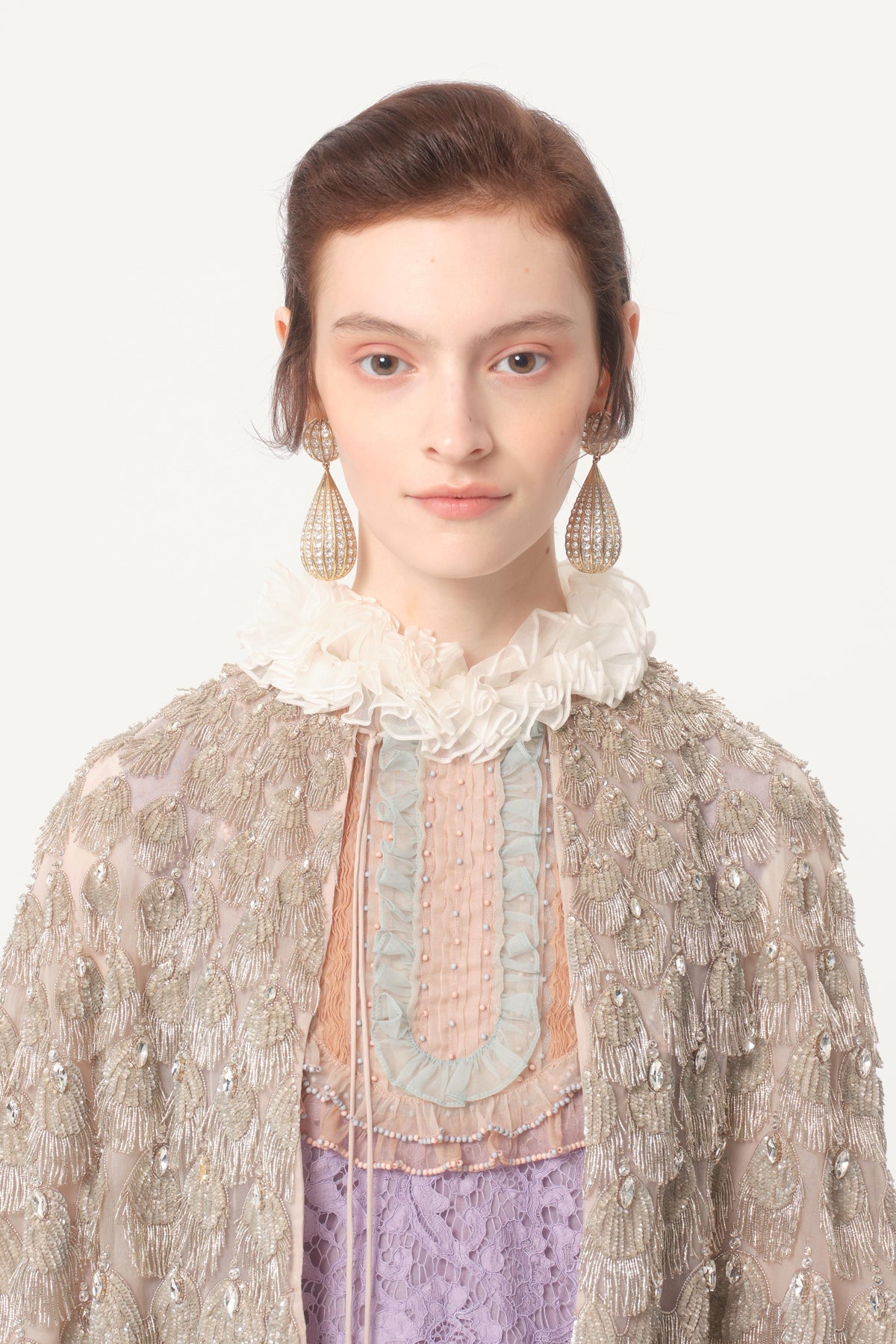 VALENTINO | EMBROIDERED CAPE - MAXFIELD LA