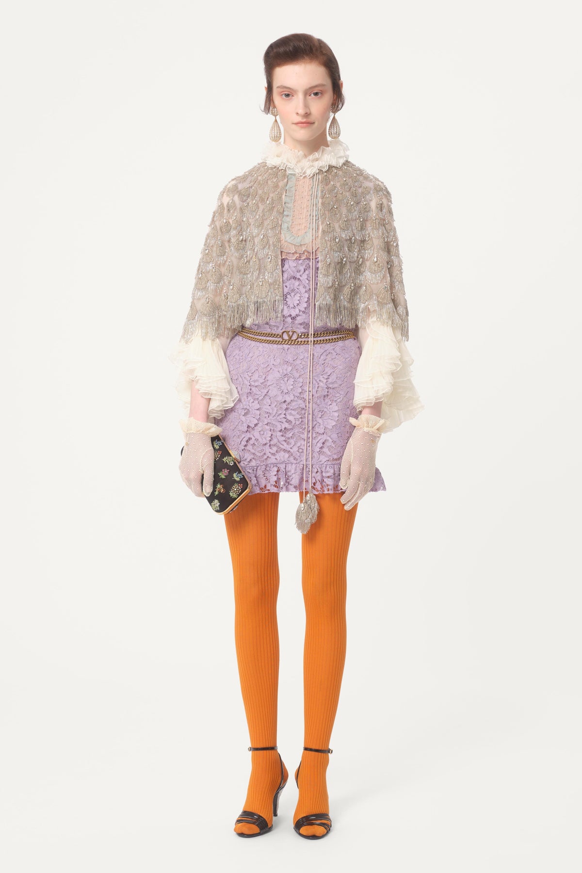 VALENTINO | EMBROIDERED CAPE - MAXFIELD LA