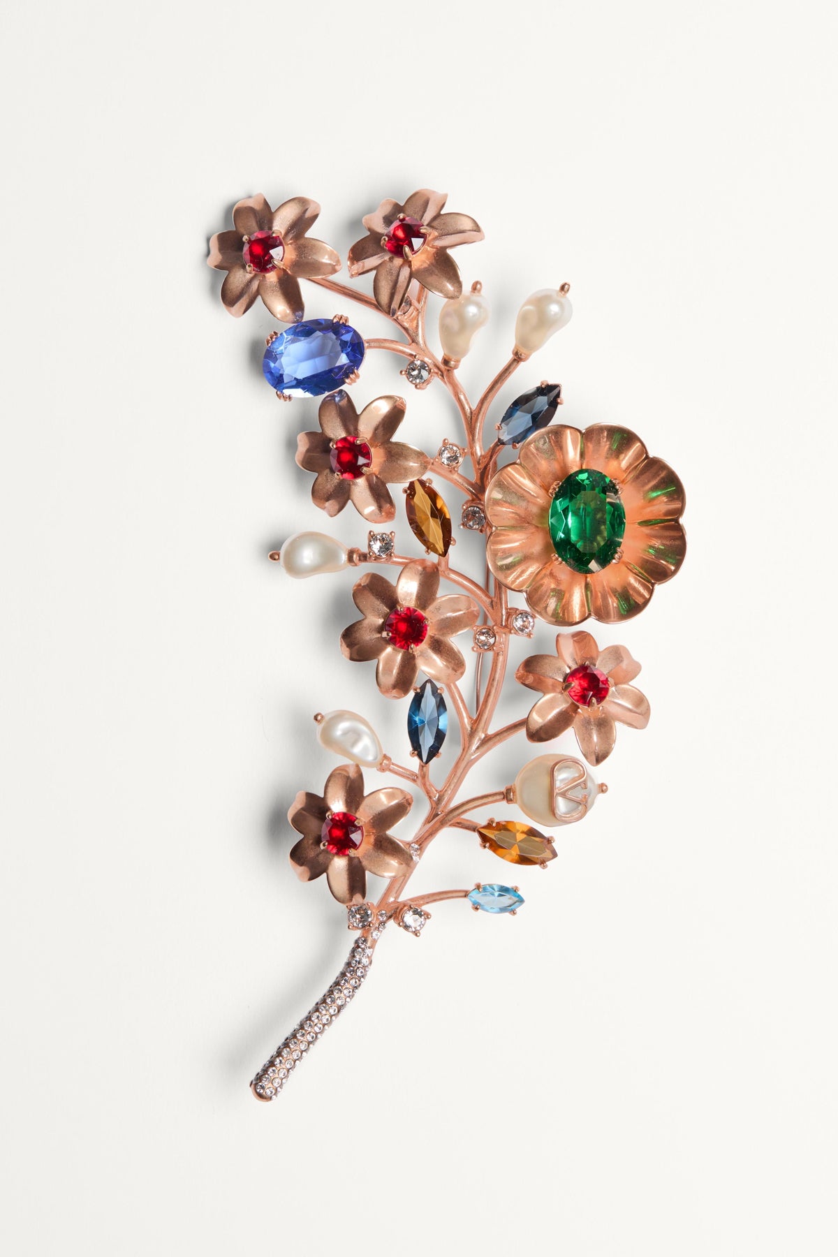 VALENTINO GARAVANI | PAPIER FLORAL BROOCH - MAXFIELD LA