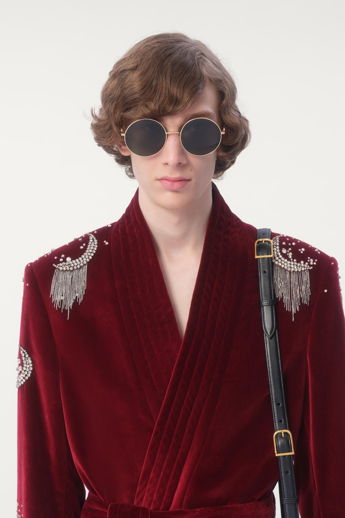 VALENTINO | BELTED COTTON VELVET JACKET - MAXFIELD LA