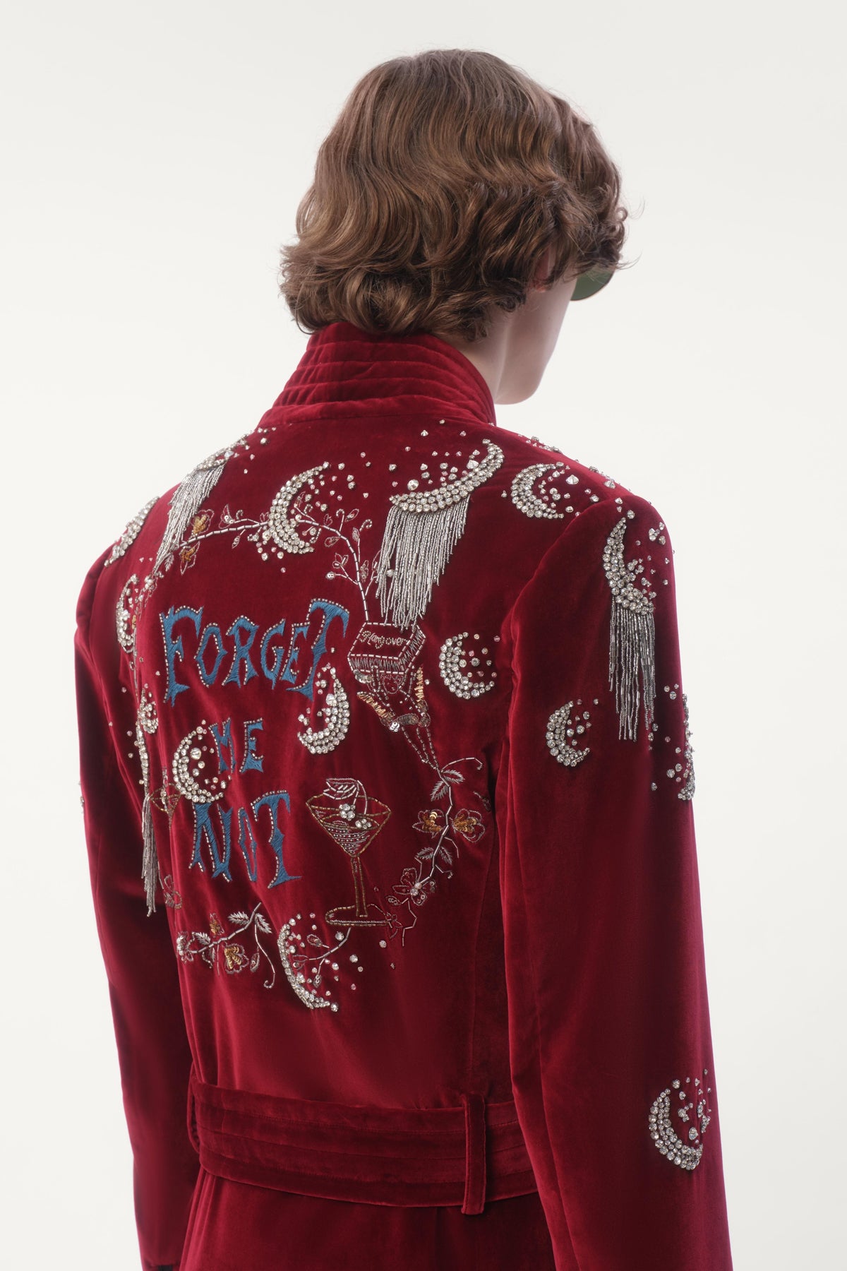VALENTINO | BELTED COTTON VELVET JACKET - MAXFIELD LA