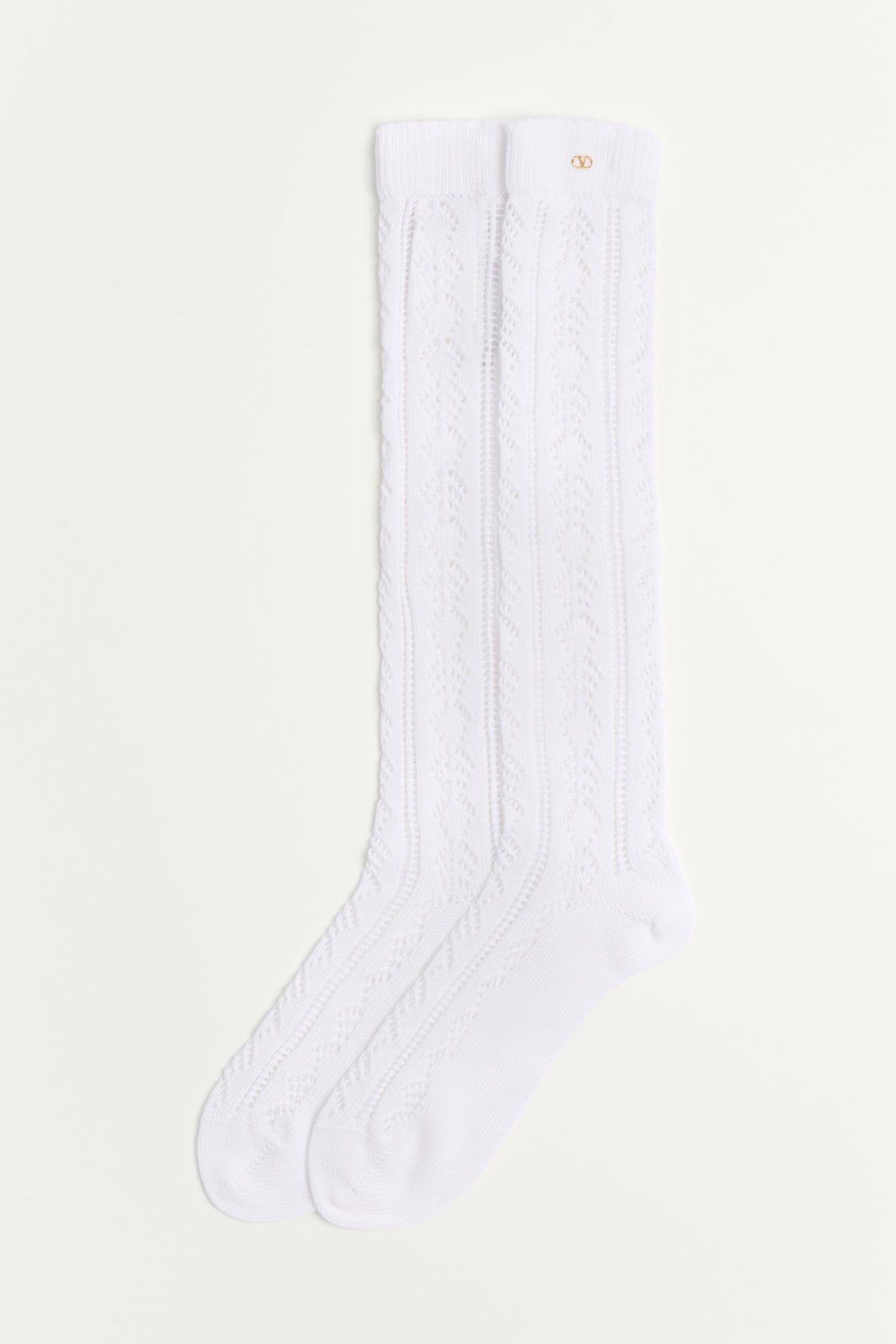 VALENTINO | PERFORATED COTTON SOCKS - MAXFIELD LA