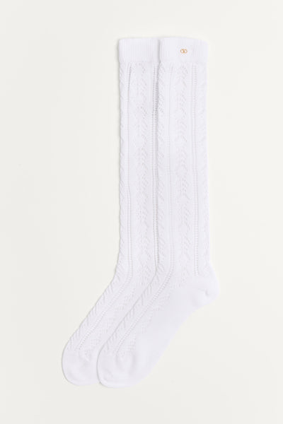 【関税＆送料込み】Valentino Garavani Perforated Cotton Soc VALENTINO | PERFORATED COTTON SOCKS