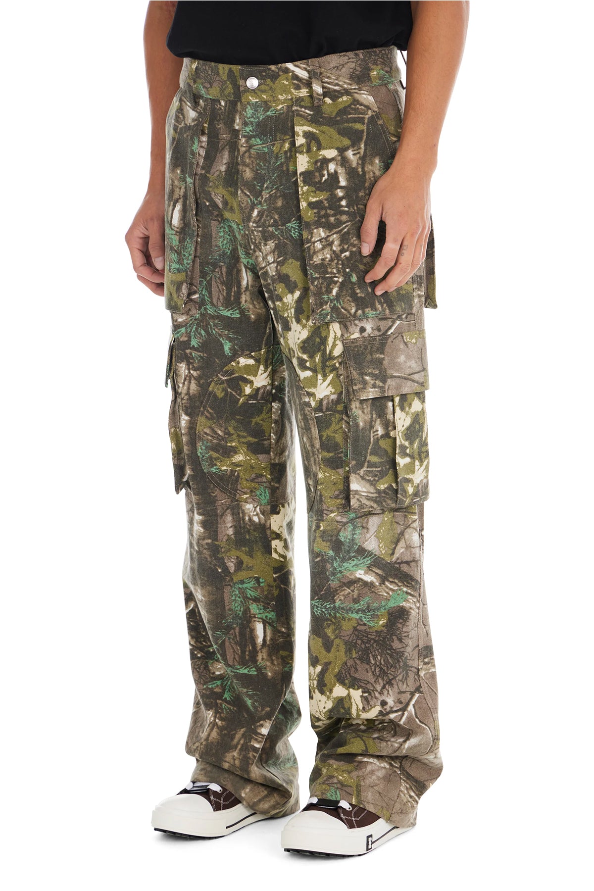 NAHMIAS | CAMO LOGO CARGO PANTS - MAXFIELD LA