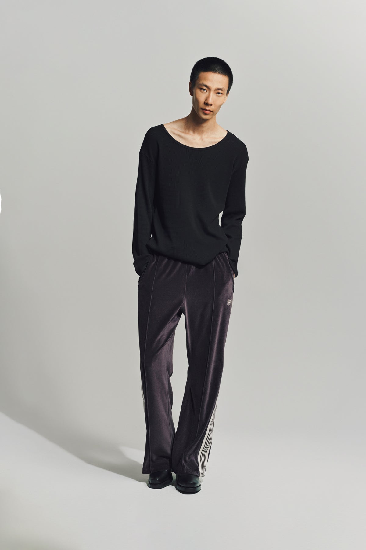 NEEDLES | VELOUR BOOTCUT TRACKPANTS