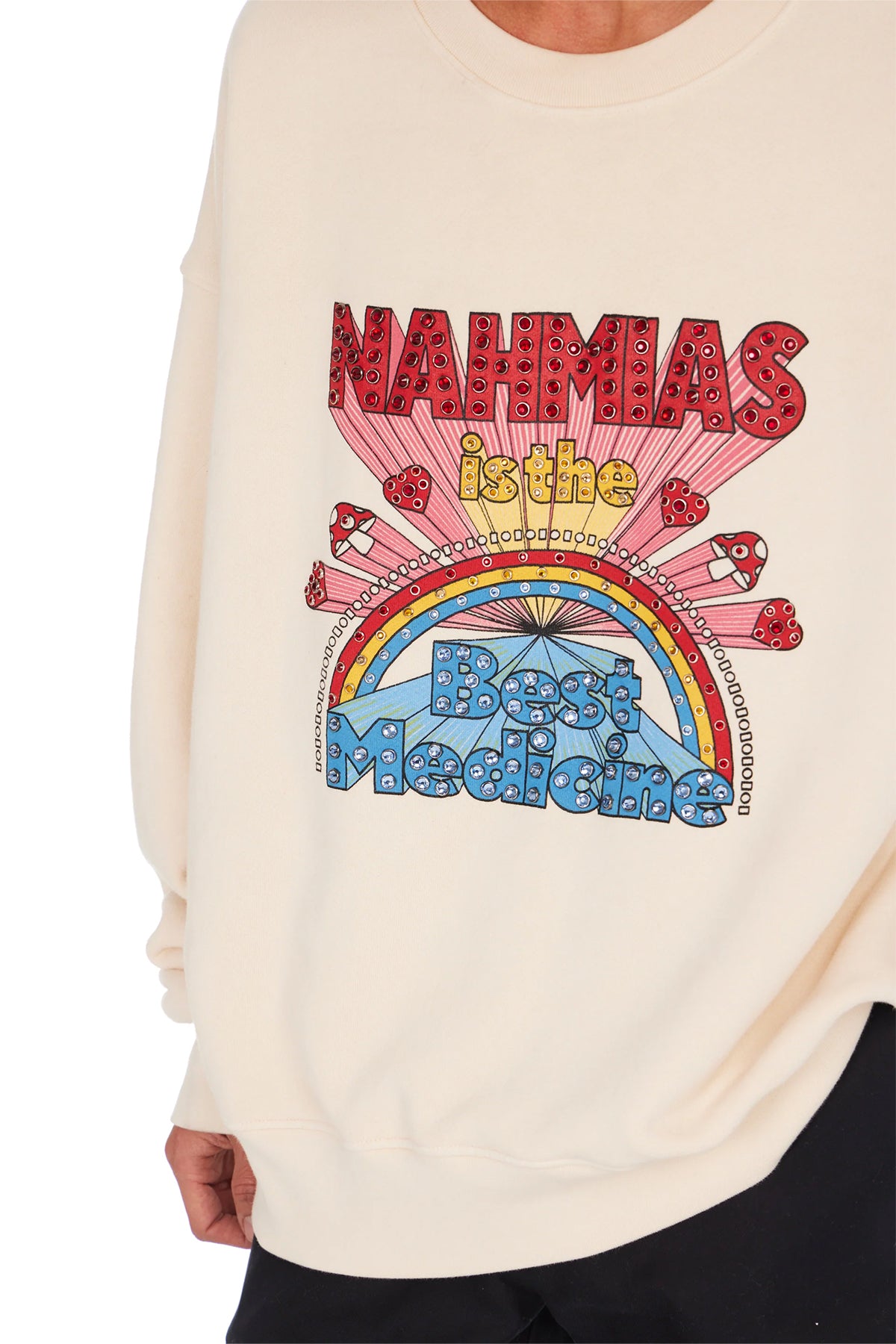 NAHMIAS | MEDICINE CRYSTAL CREWNECK - MAXFIELD LA