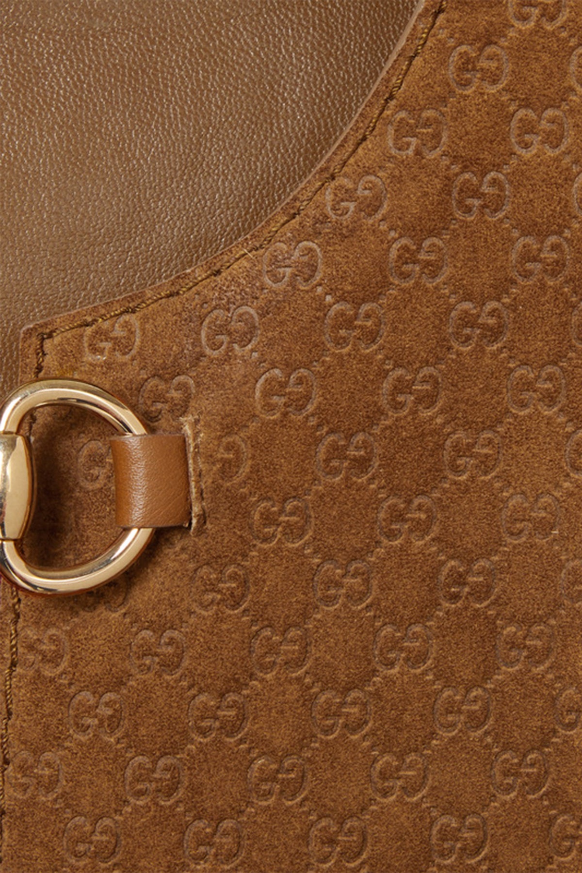 GUCCI | GG SUEDE DRESS WITH HORSEBIT DETAIL