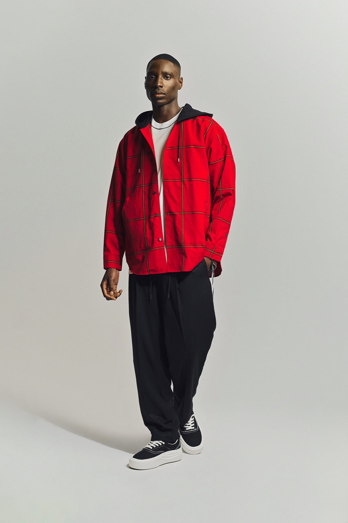 MASTERMIND | HOODED SHIRT JACKET