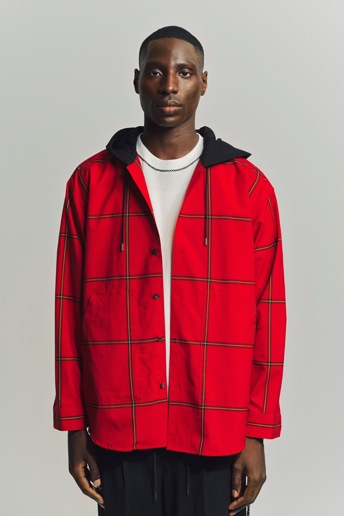 MASTERMIND | HOODED SHIRT JACKET