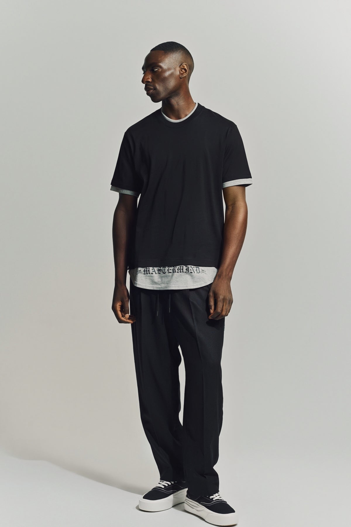 MASTERMIND | DOUBLE LAYER LOGO T-SHIRT
