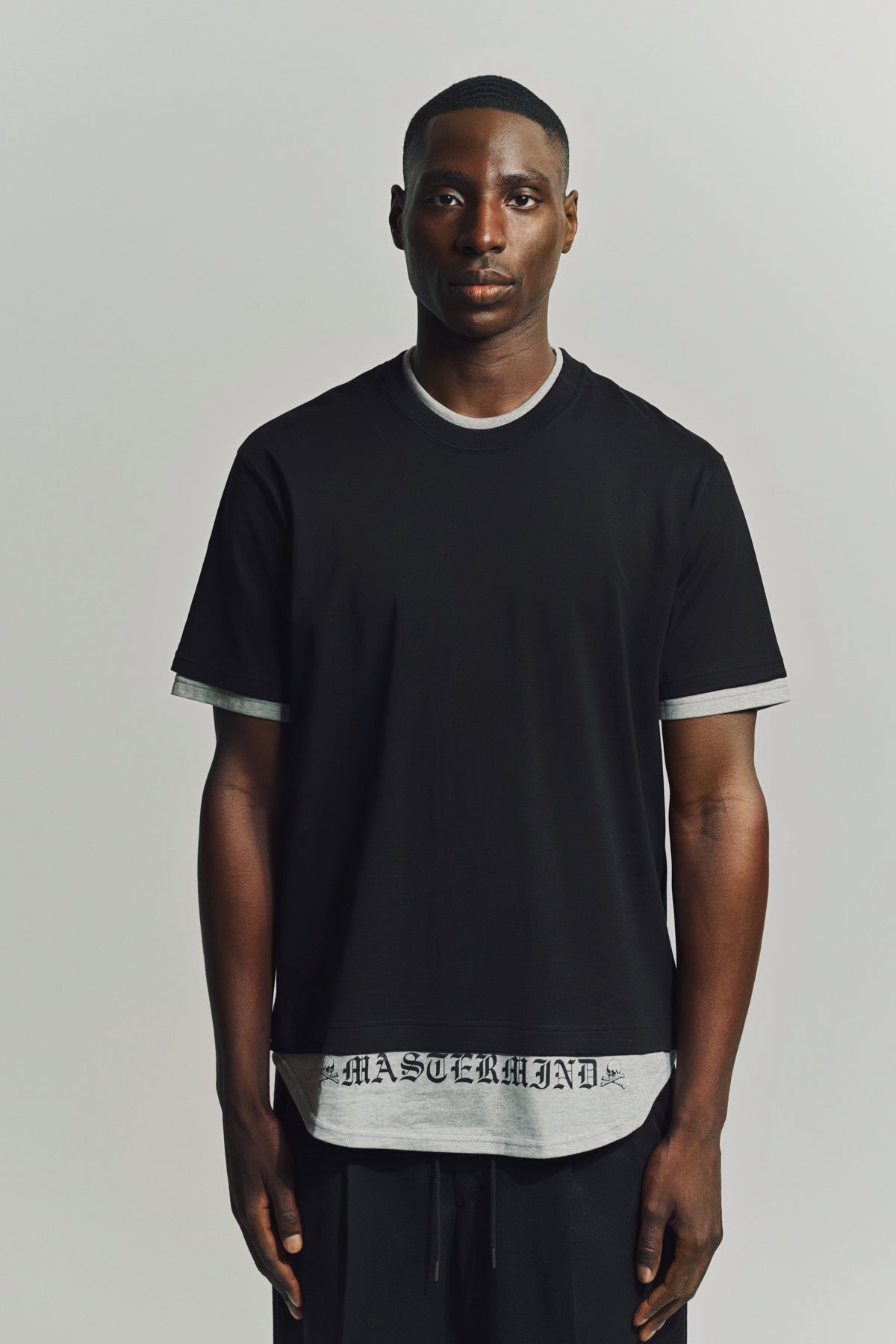 MASTERMIND | DOUBLE LAYER LOGO T-SHIRT