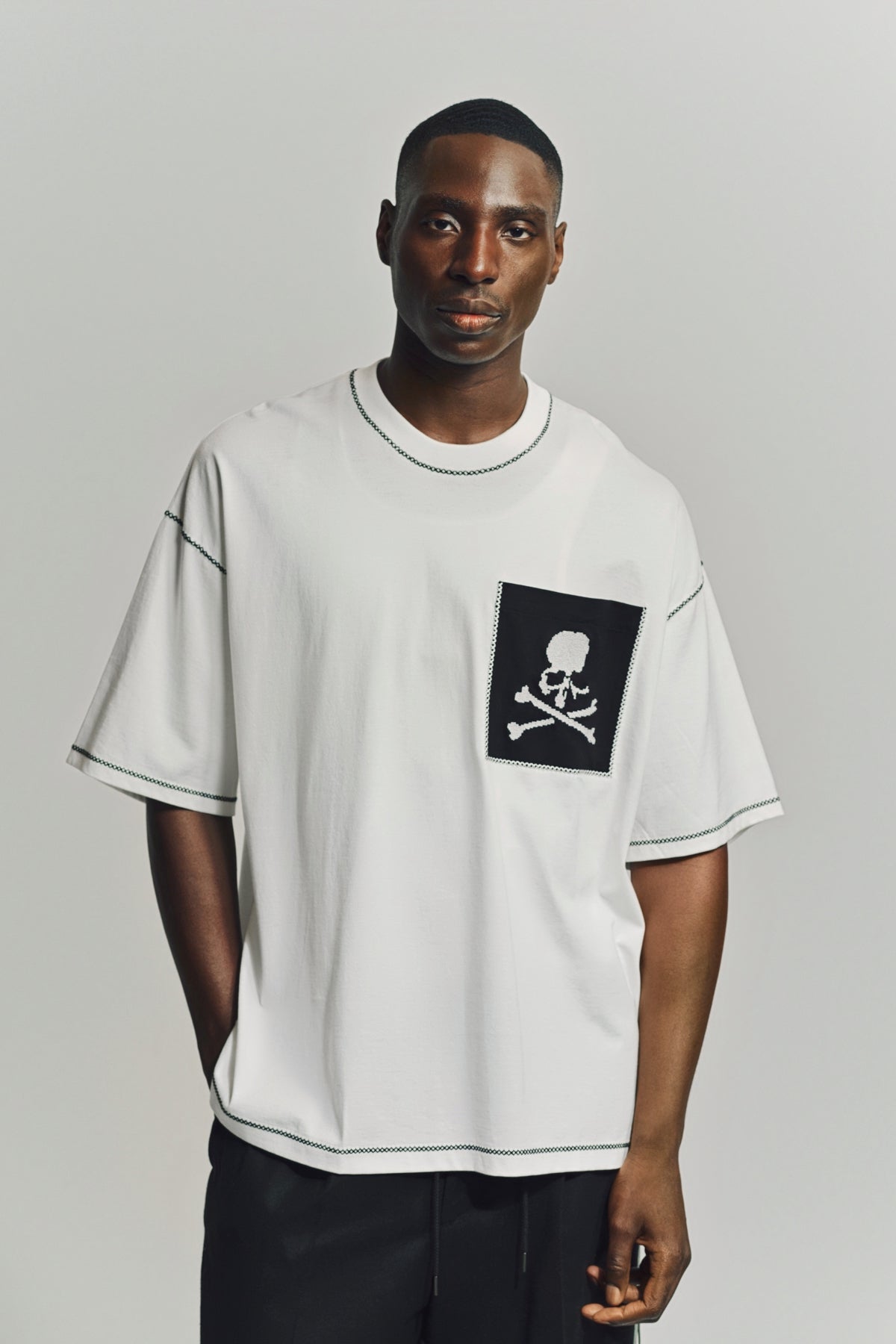 【ホワイト（10）】Tech Mock Slash Shirt TECH PIQUE T-SHIRT