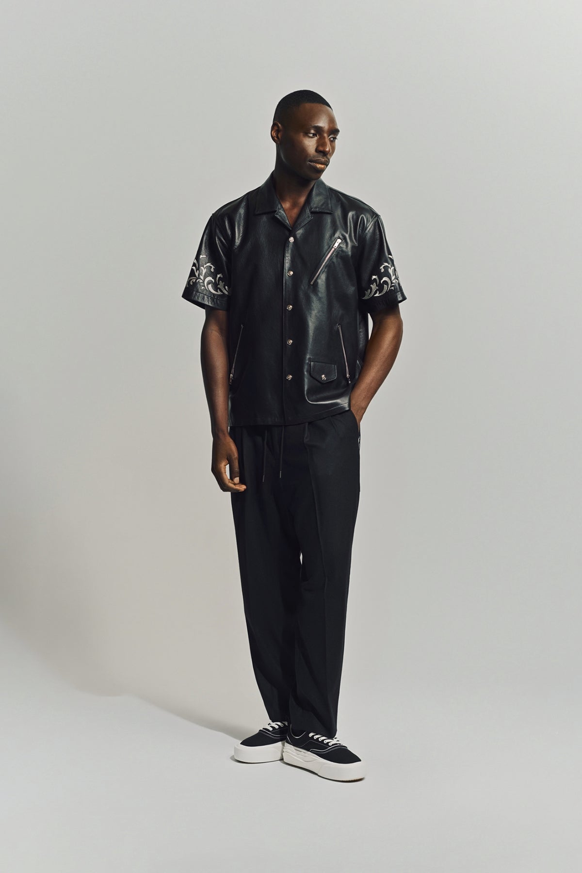 MASTERMIND | LEATHER SHIRT