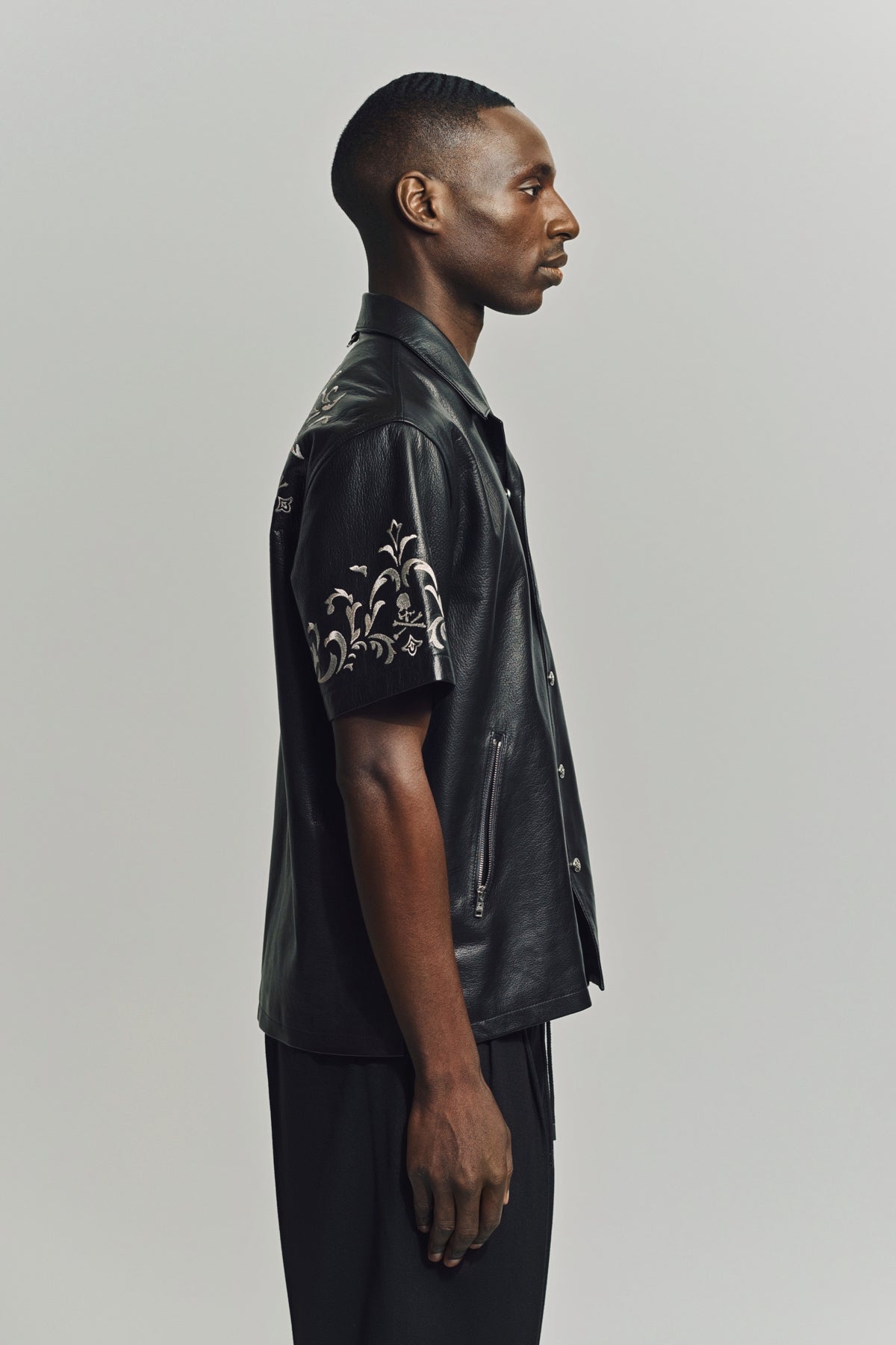 MASTERMIND | LEATHER SHIRT - MAXFIELD LA