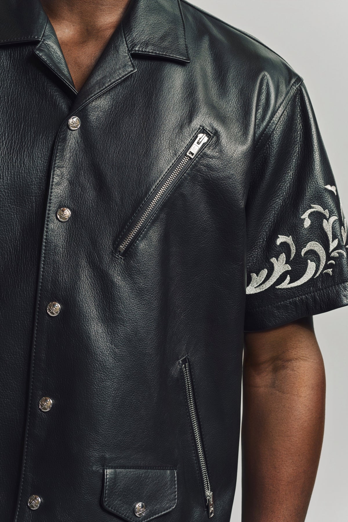 MASTERMIND | LEATHER SHIRT - MAXFIELD LA
