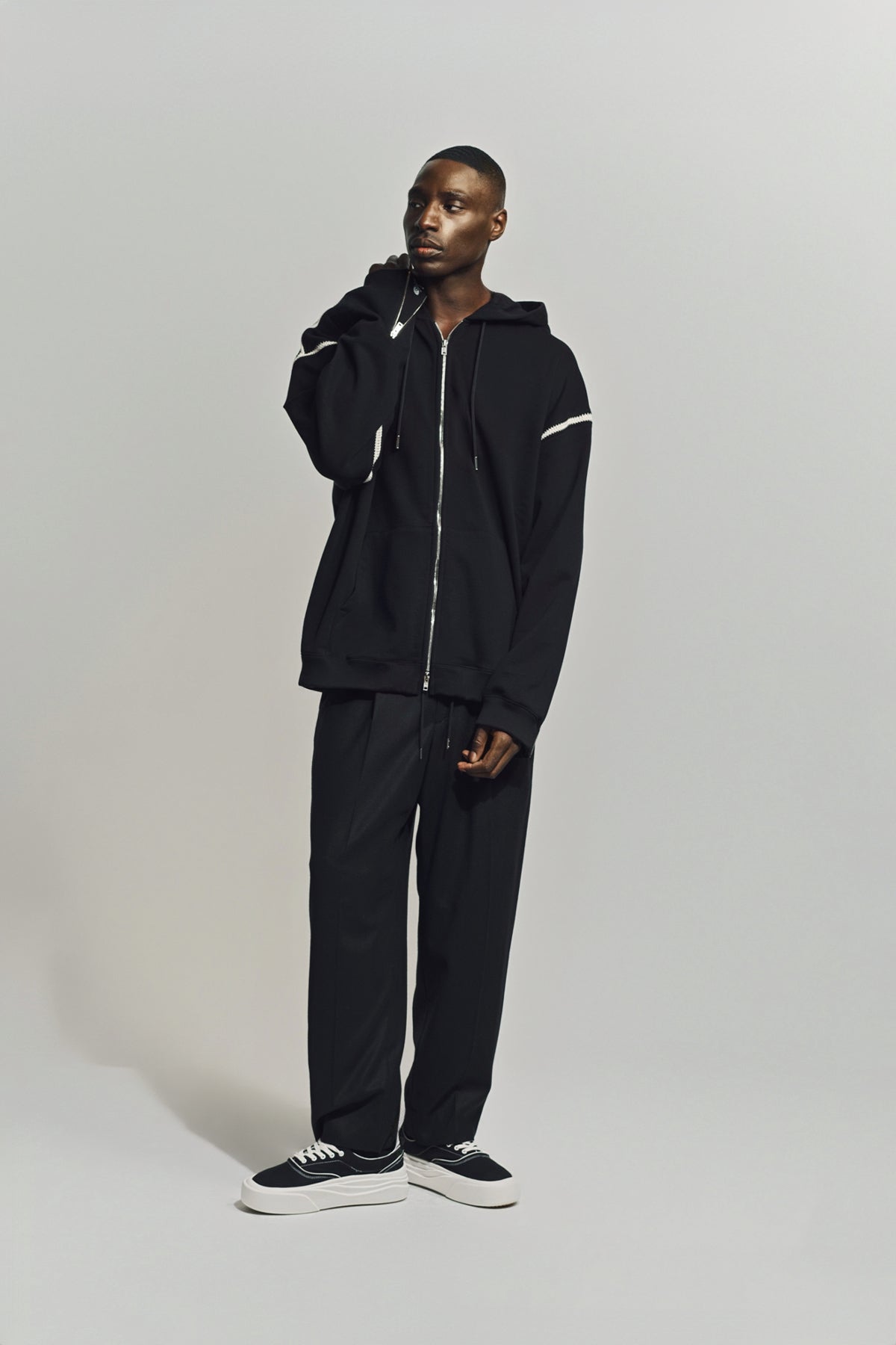 MASTERMIND | WHIPSTITCH ZIP-UP HOODIE