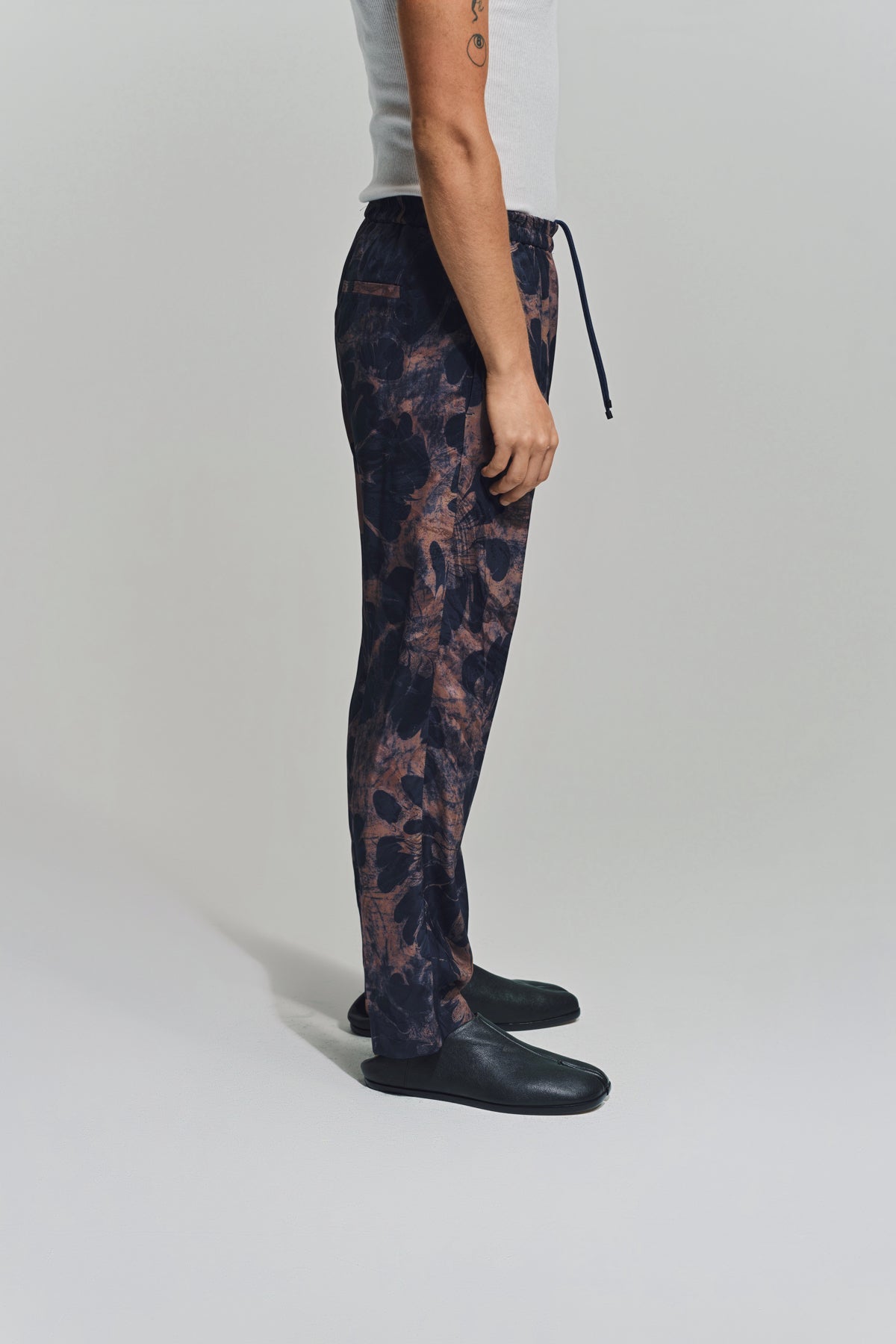 DRIES VAN NOTEN 19AWスラックス dries van noten 刺繍スラックス