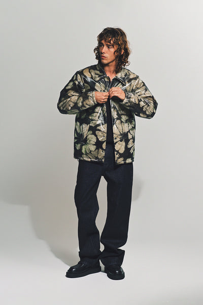 ジャケット・アウター DRIES VAN NOTEN Floral Cotton Zip Jacket DRIES VAN NOTEN Floral Cotton Zip Jacket