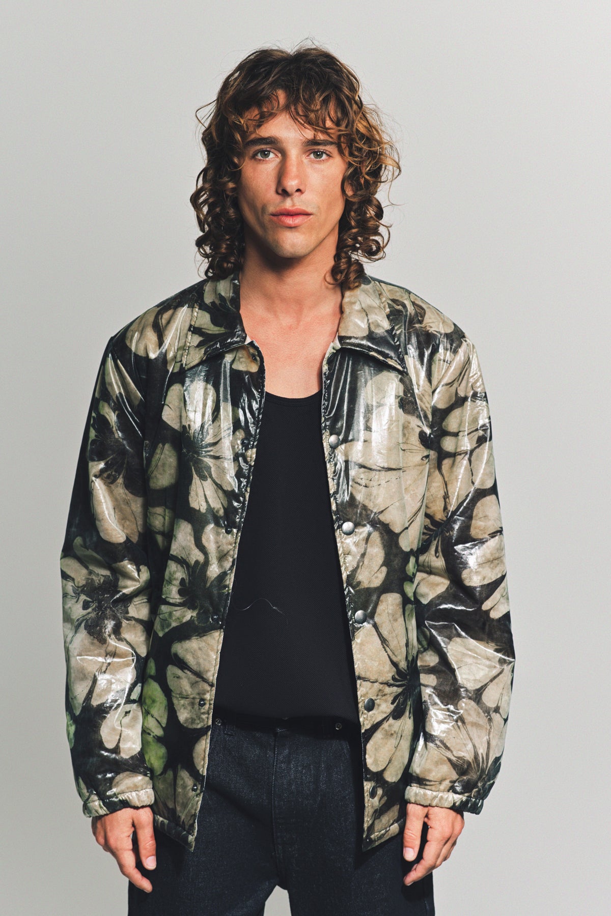 DRIES VAN NOTEN | FLORAL PRINTED COACH JACKET