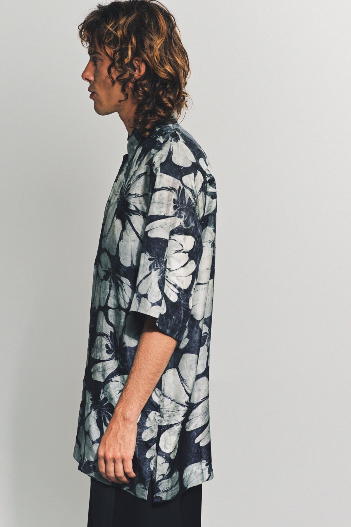 DRIES VAN NOTEN | SILK SHORT SLEEVE SHIRT
