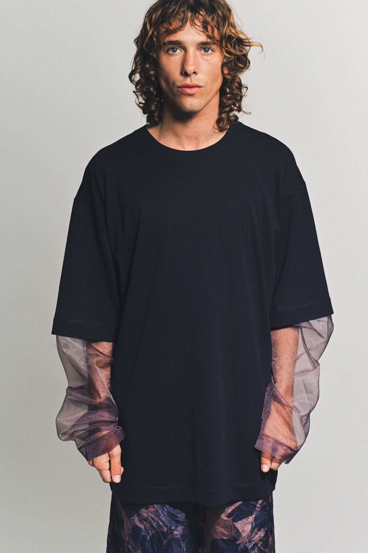DRIES VAN NOTEN | HEMAL LAYERED LONG SLEEVE TEE