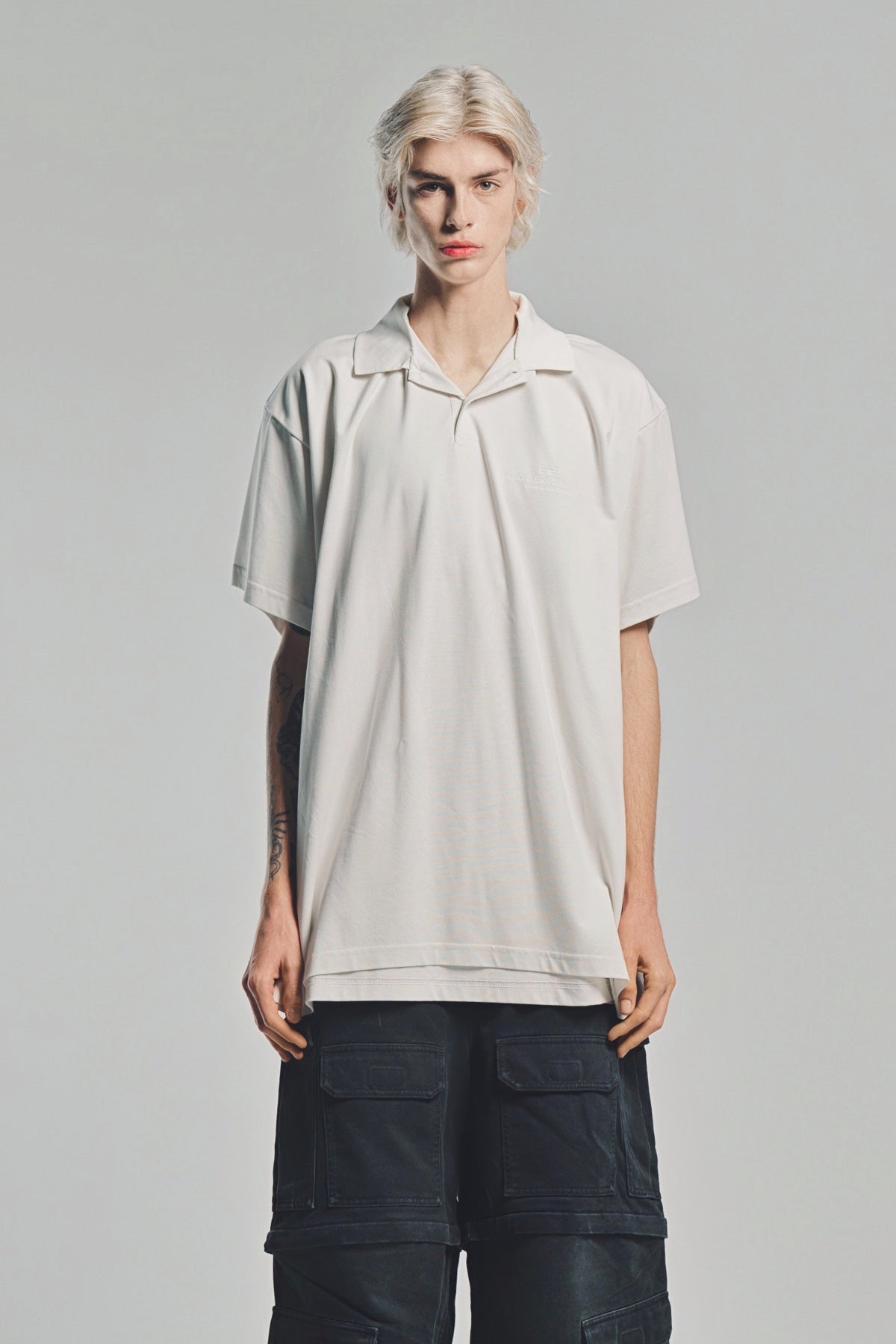 Balenciaga L/S POLO garde-robe バレンシアガ ポロ Balenciaga Black BB Garderobe Polo Balenciaga