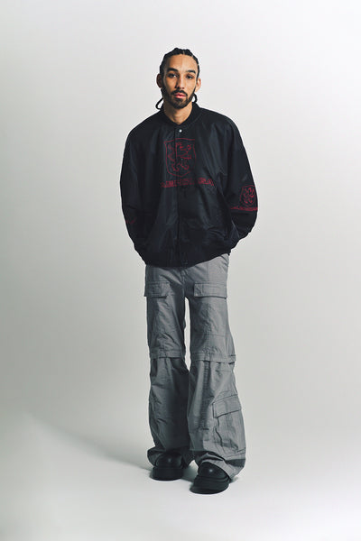 【関税込み】Balenciaga ブラック Lion Club Lined フーディ Men's Lion Club Lined Hoodie Regular Fit in Black/red