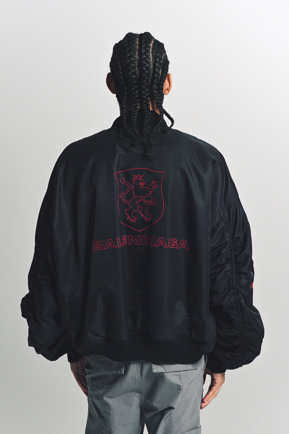 BALENCIAGA | LION CLUB VARSITY JACKET - MAXFIELD LA