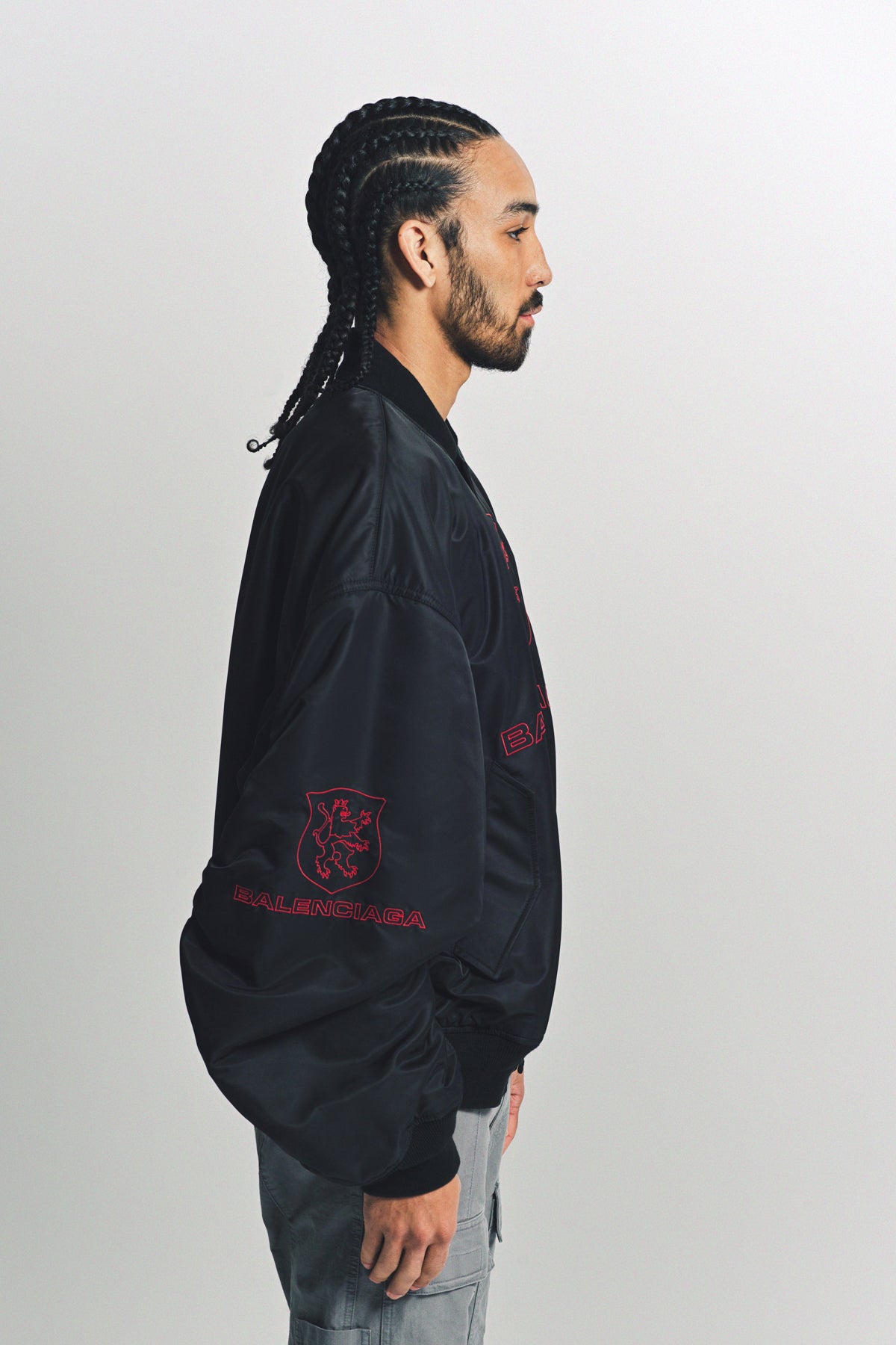 BALENCIAGA | LION CLUB VARSITY JACKET - MAXFIELD LA