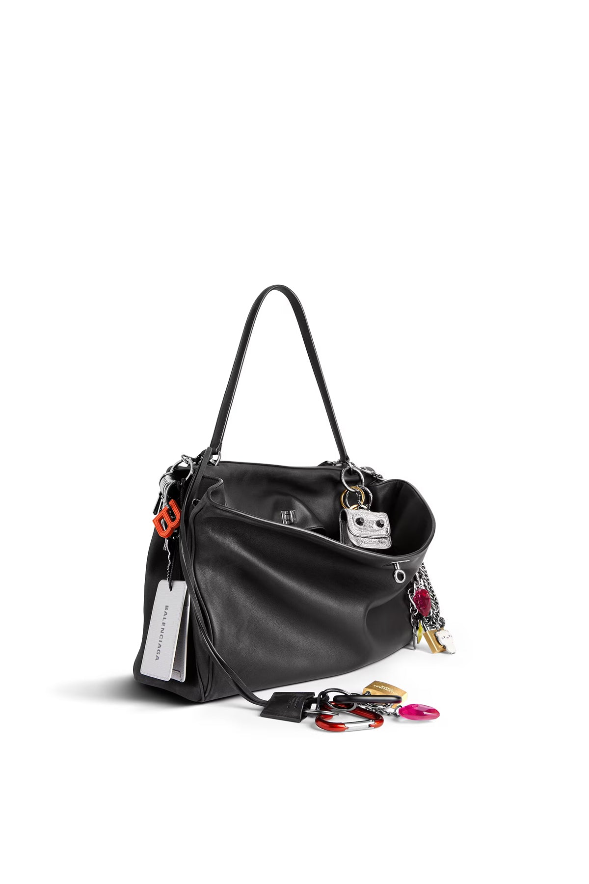 BALENCIAGA | RODEO LARGE HANDBAG USED EFFECT WITH CHARMS