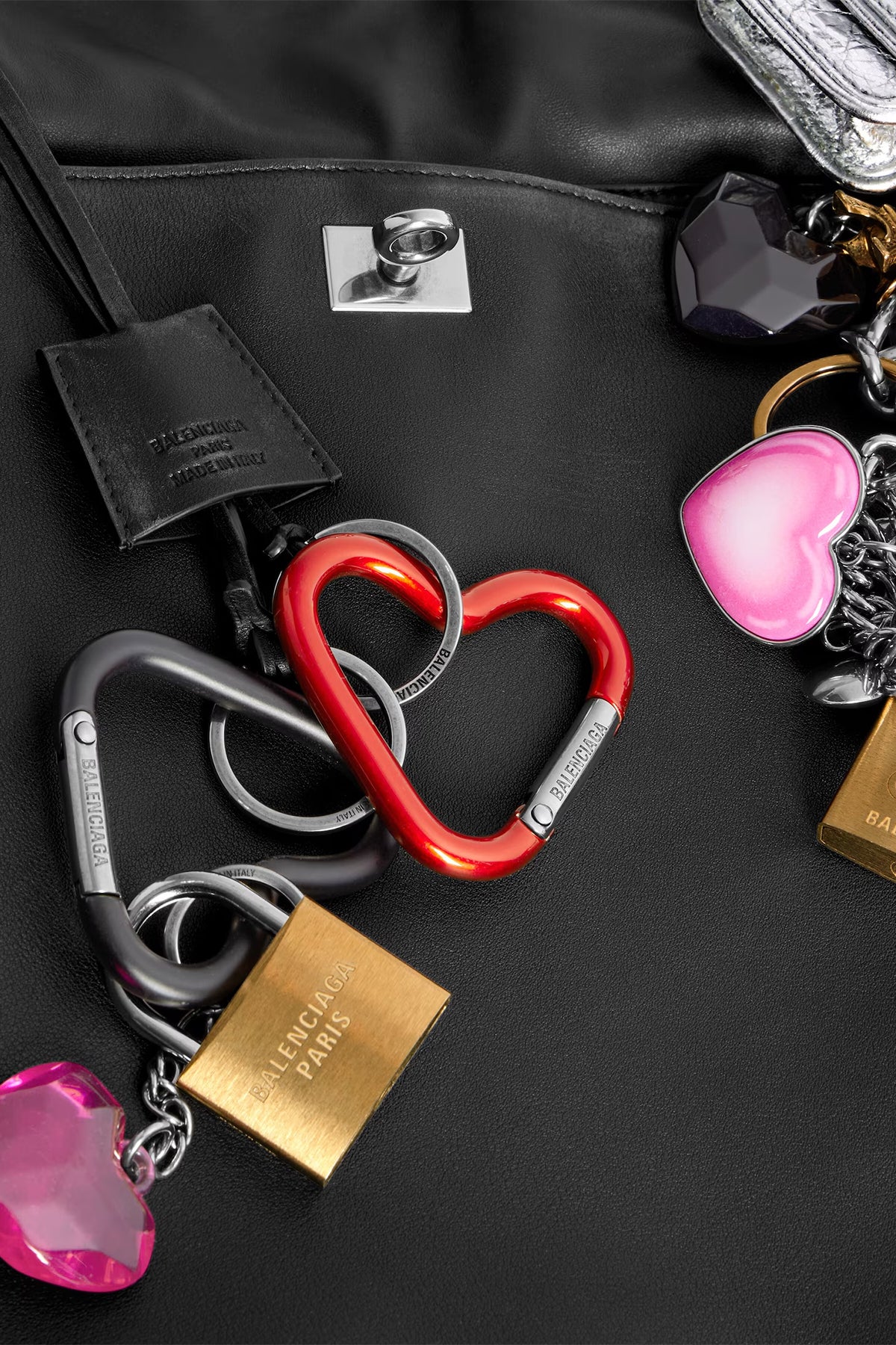 BALENCIAGA | RODEO LARGE HANDBAG USED EFFECT WITH CHARMS