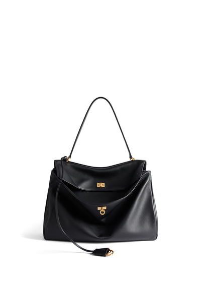BALENCIAGA ブラック ベルト 全新品 BALENCIAGA | RODEO LARGE HANDBAG