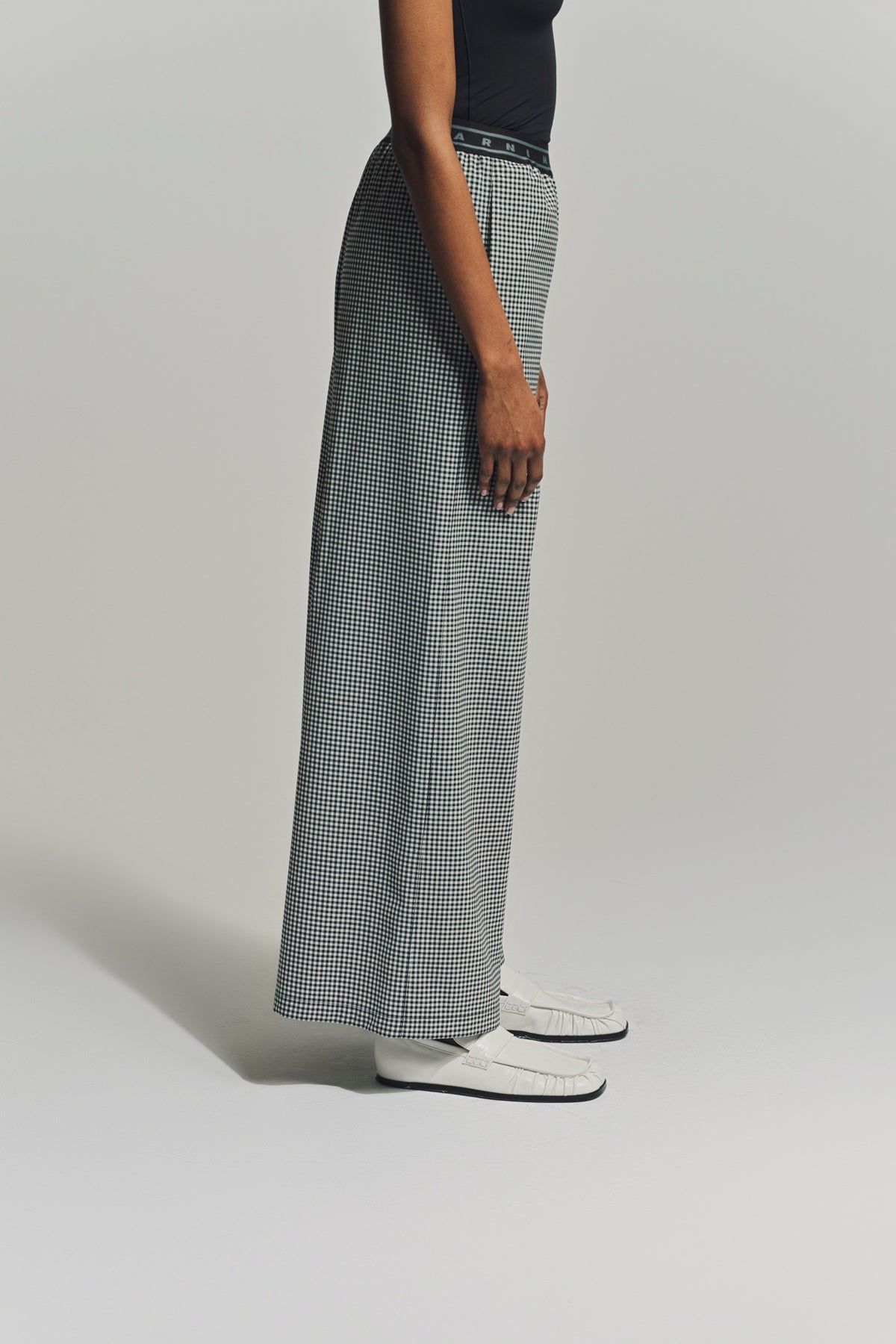 MARNI | CHECK PALAZZO TROUSERS
