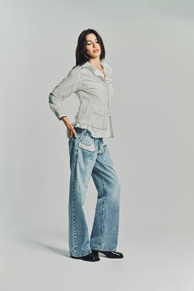 【Maison Margiela】 OVERSIZED LAYERED… Maison Margiela - Oversized Layered Garment-Dyed Loopback
