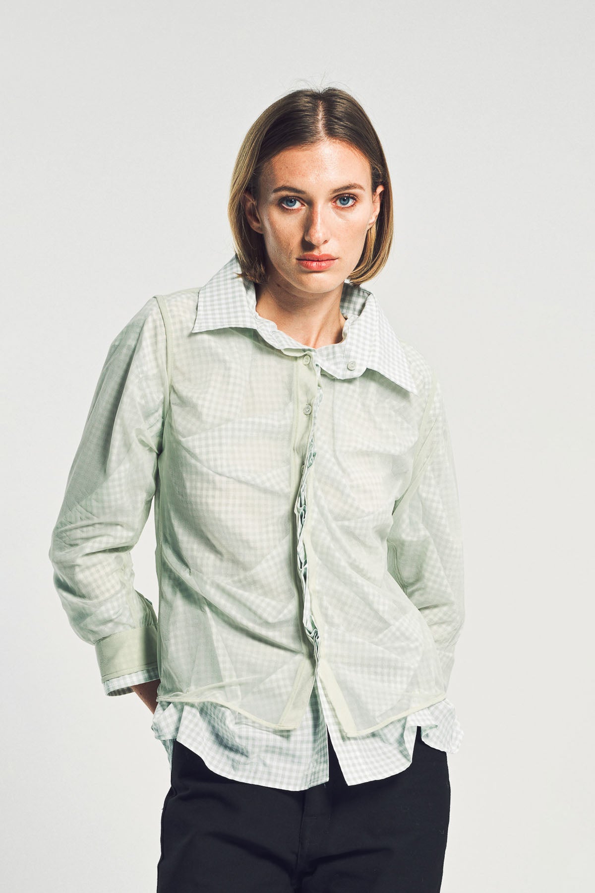 MAISON MARGIELA | LAYERED LONG SLEEVE SHIRT