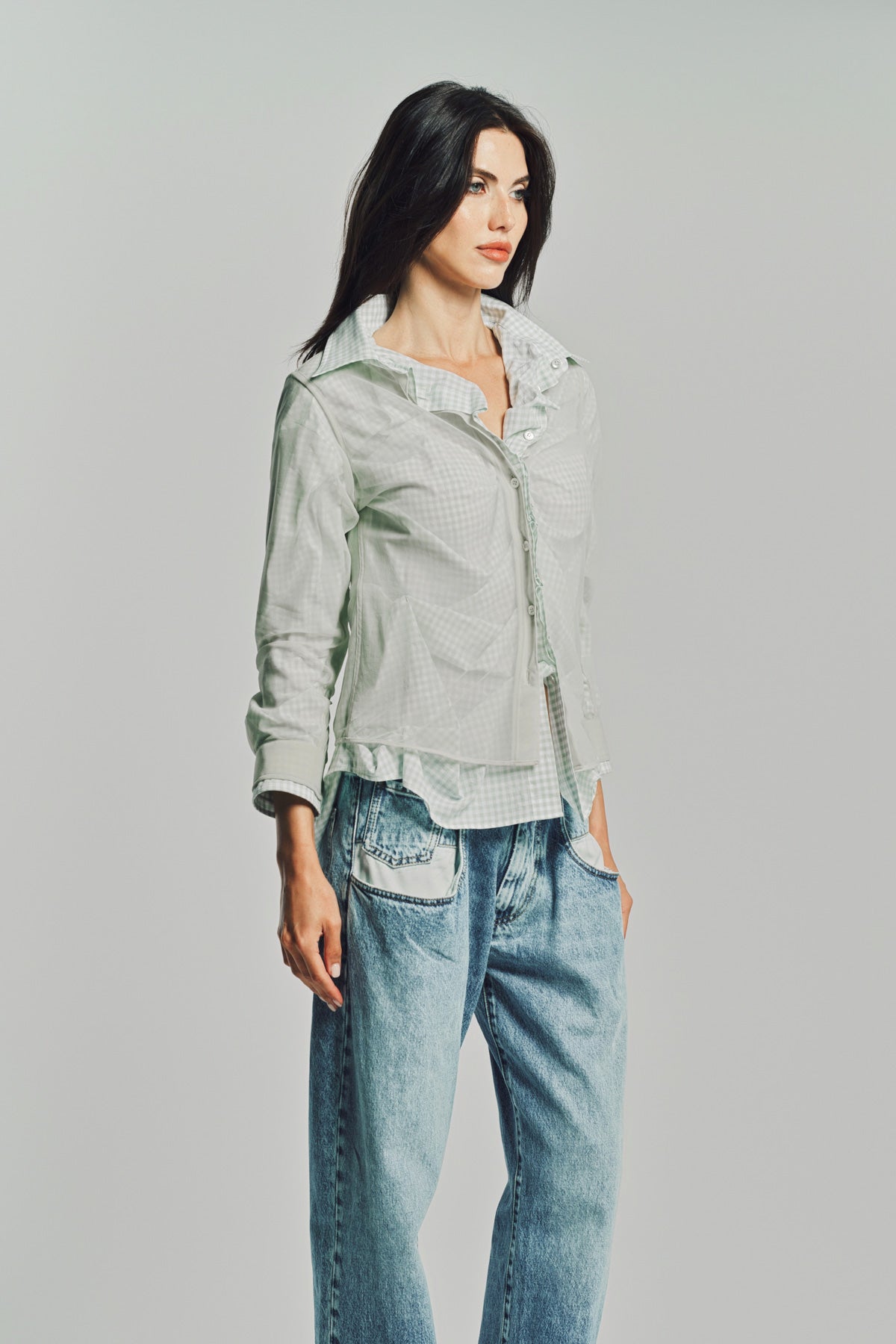 MAISON MARGIELA | LAYERED LONG SLEEVE SHIRT