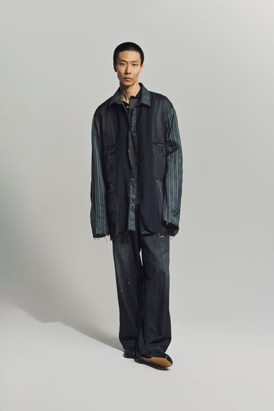 ジャケット・アウター MM6 maison margiela insideout coat MAISON MARGIELA | PATCHWORK INSIDE-OUT JACKET