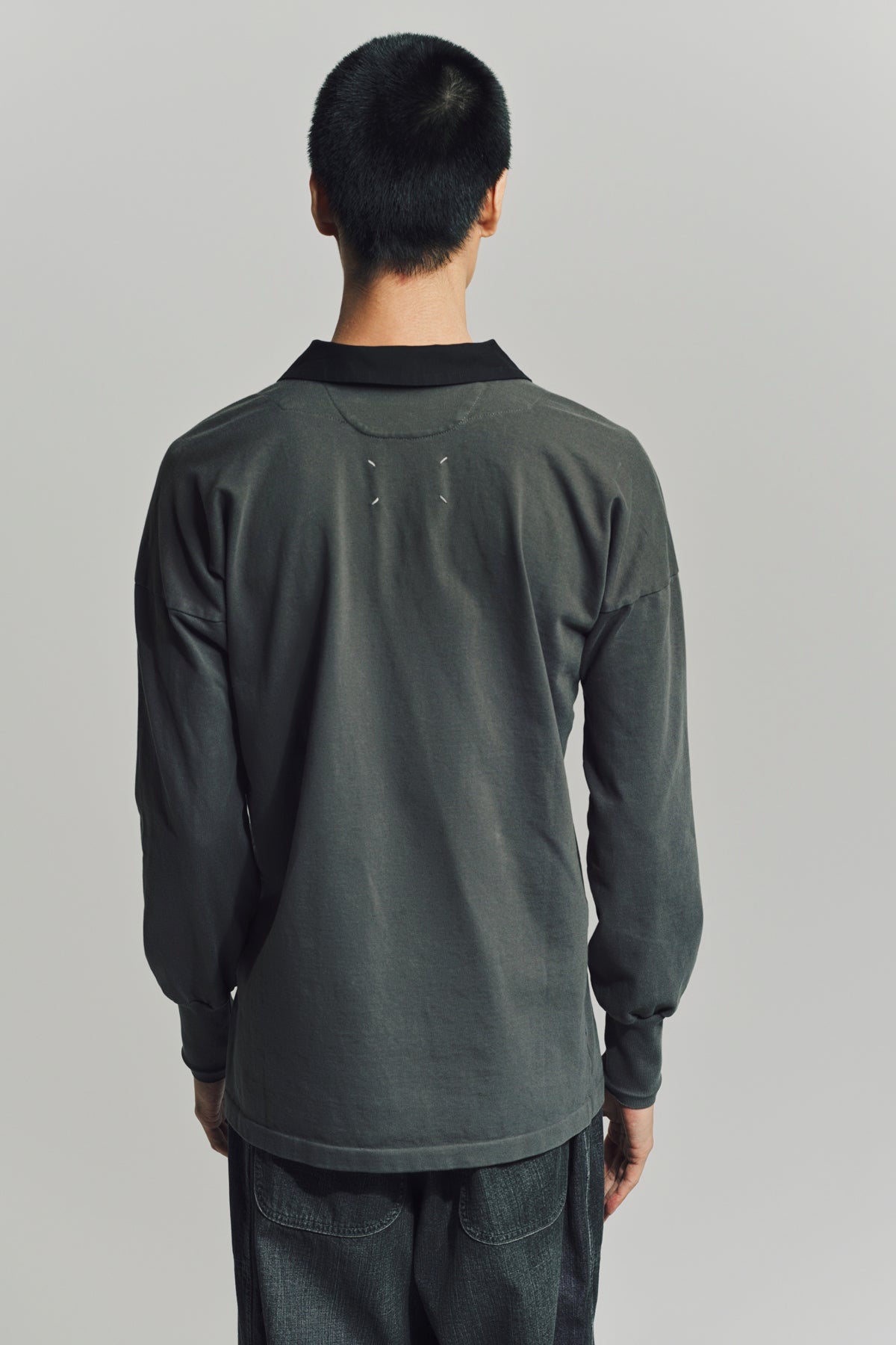 MAISON MARGIELA | LONG SLEEVE POLO SHIRT - MAXFIELD LA