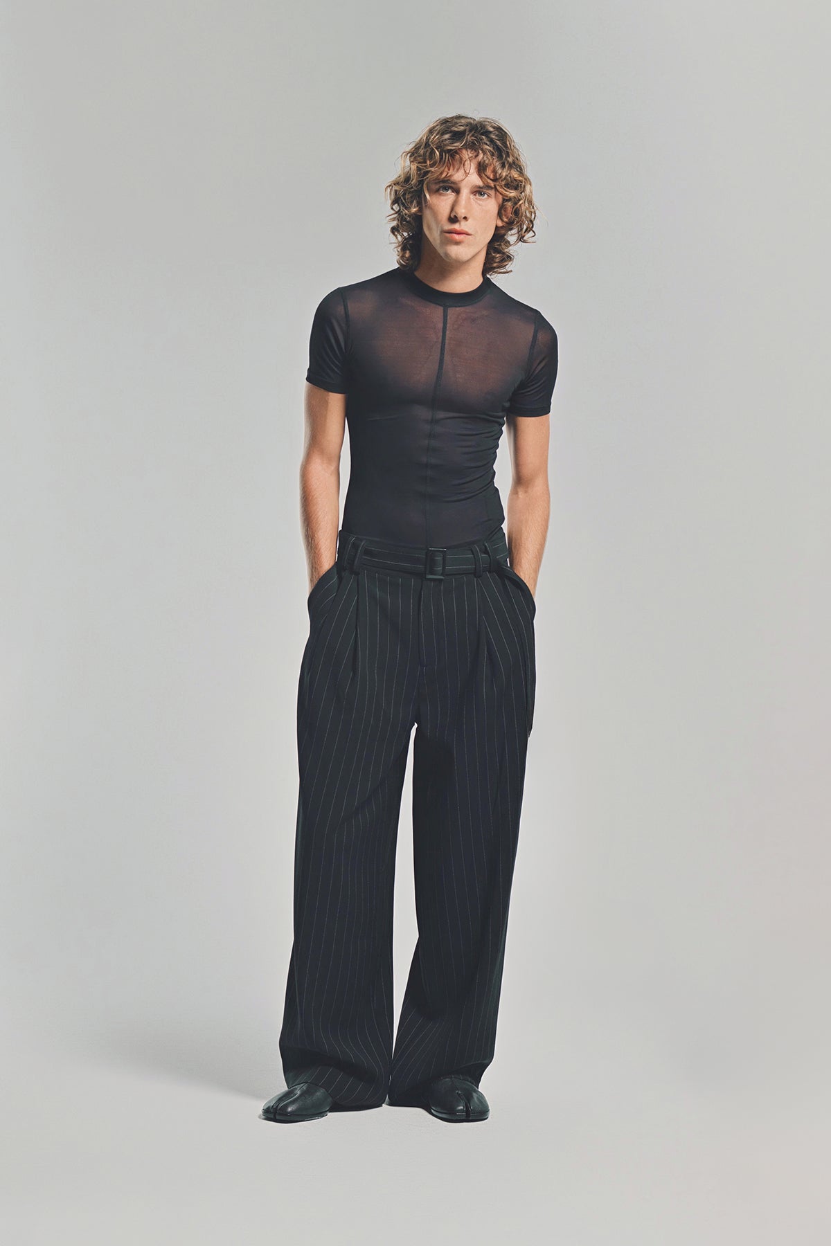 LOUIS GABRIEL NOUCHI | MESH SHORT SLEEVE T-SHIRT