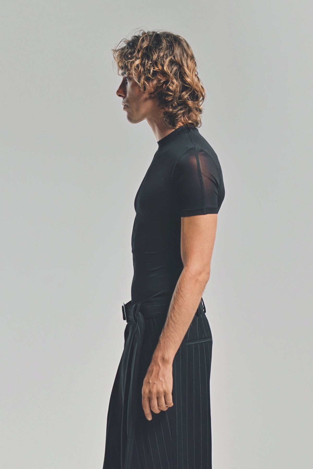 LOUIS GABRIEL NOUCHI | MESH SHORT SLEEVE T-SHIRT