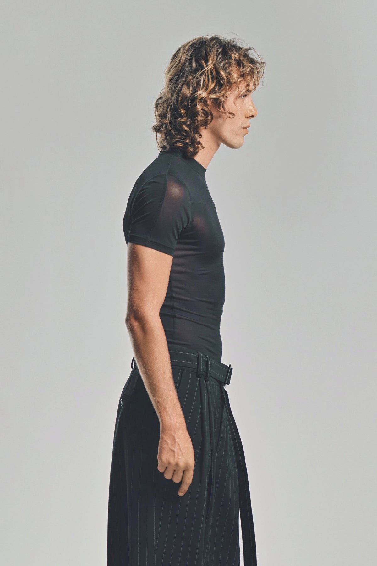 LOUIS GABRIEL NOUCHI | MESH SHORT SLEEVE T-SHIRT