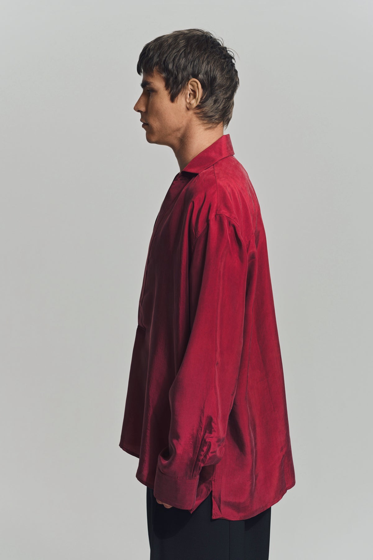 LOUIS GABRIEL NOUCHI | CUPRO LONG SLEEVE SHIRT