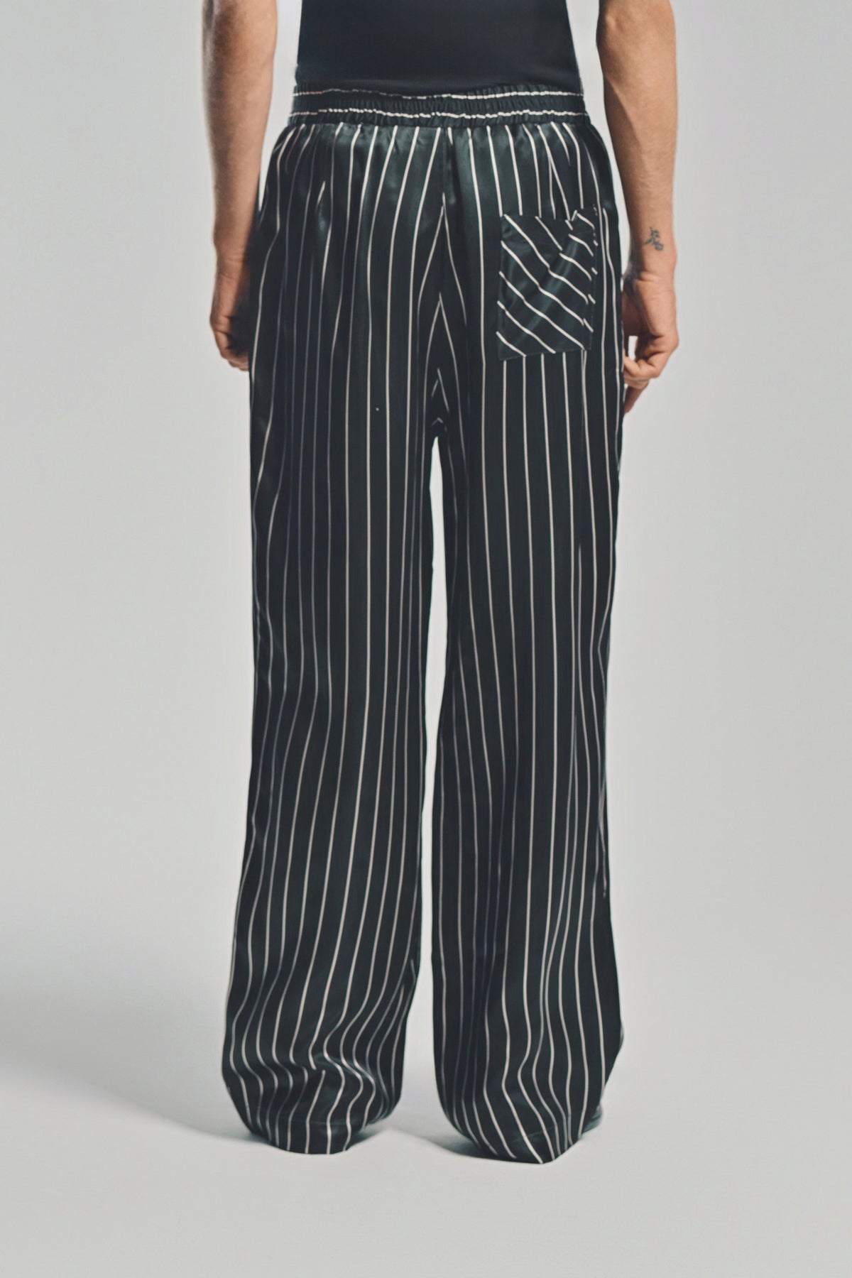LOUIS GABRIEL NOUCHI | PINSTRIPE PAJAMA PANTS