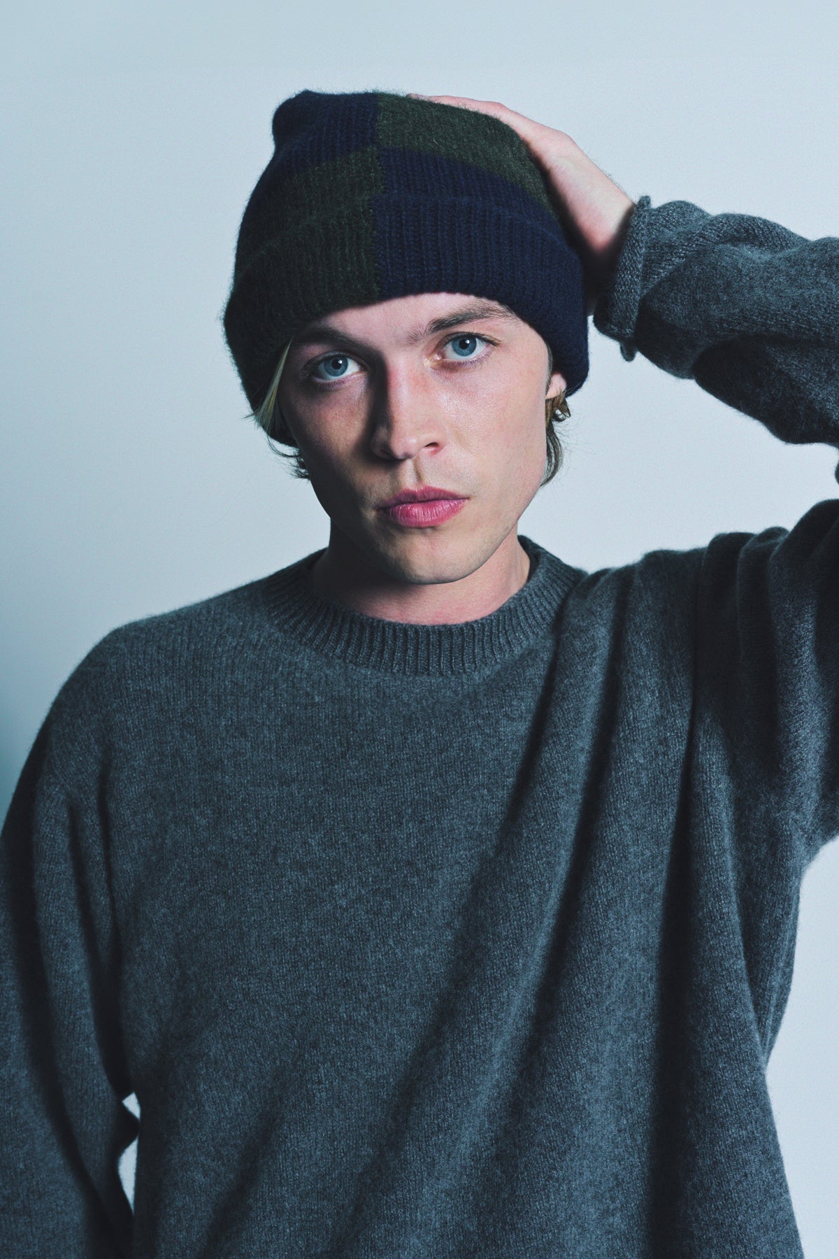 THE ELDER STATESMAN | CHECKED WATCHMAN CAP