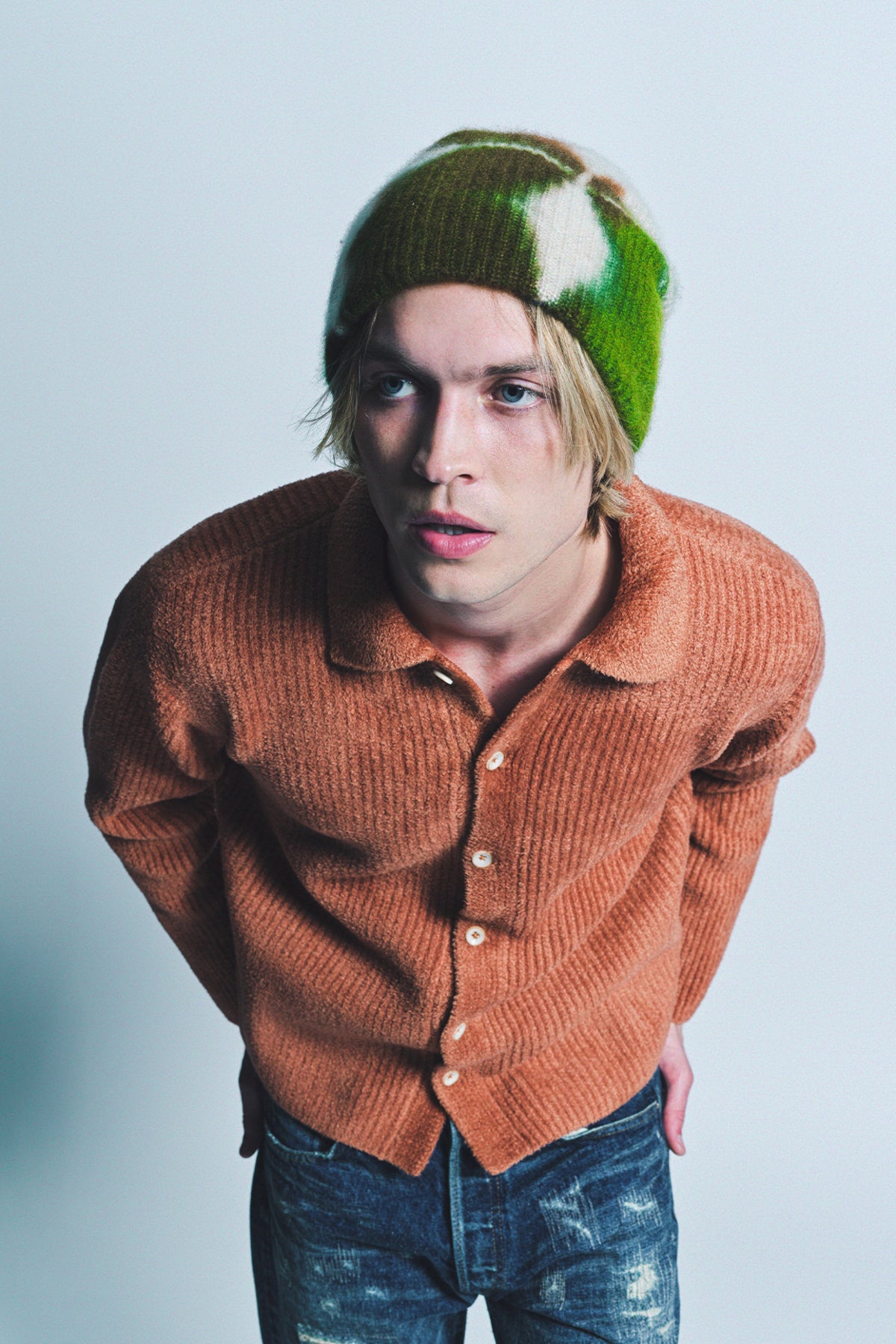 THE ELDER STATESMAN | RORSCHACH BEANIE - MAXFIELD LA