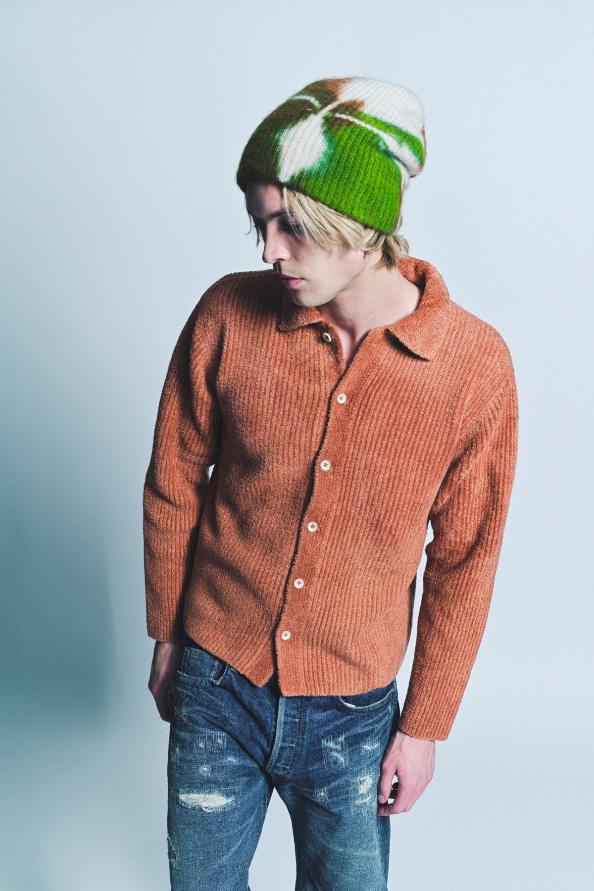 THE ELDER STATESMAN | RORSCHACH BEANIE - MAXFIELD LA
