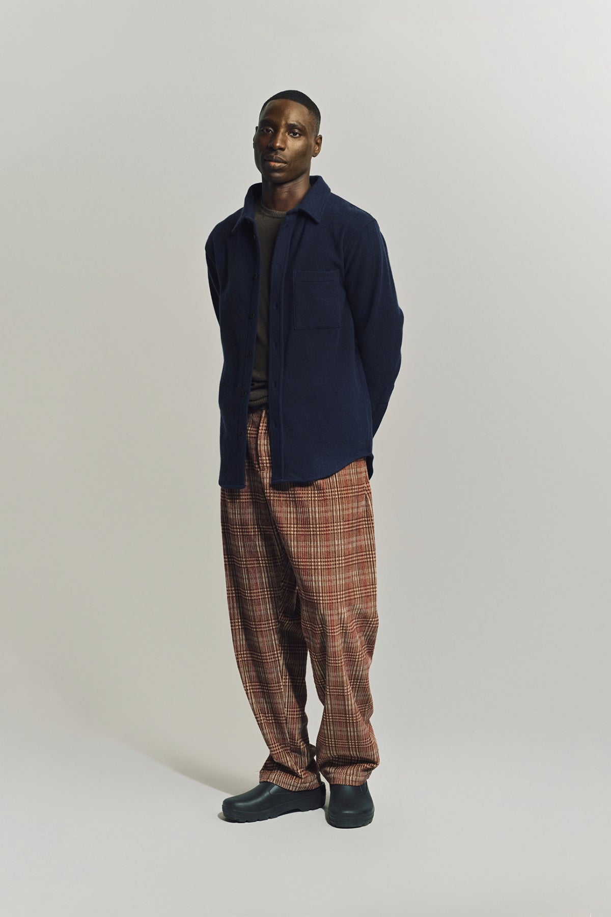 THE ELDER STATESMAN | JOCKY PLAID CORD PANTS