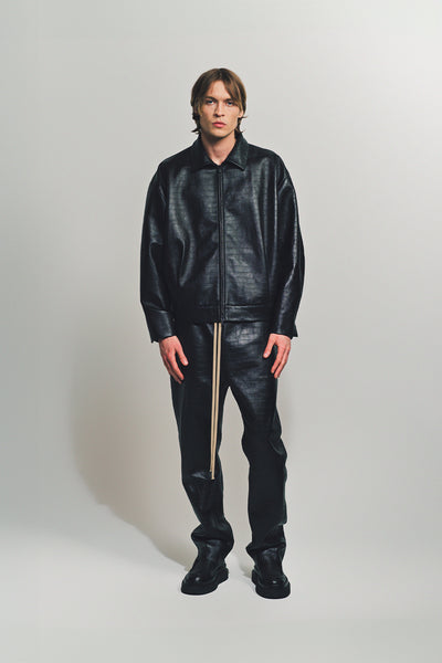 ジャケット・アウター FICCE crocodile embossed leather jacket FEAR OF GOD | CROCODILE EMBOSSED LEATHER JACKET
