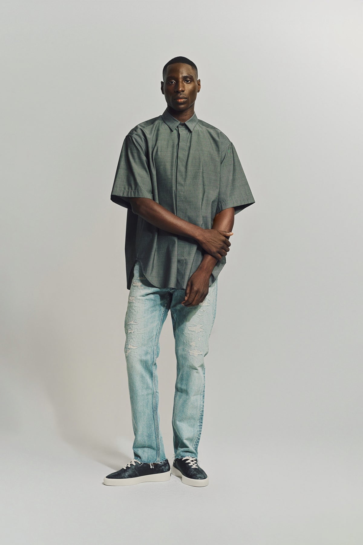 FEAR OF GOD | SHORT SLEEVE OXFORD SHIRT